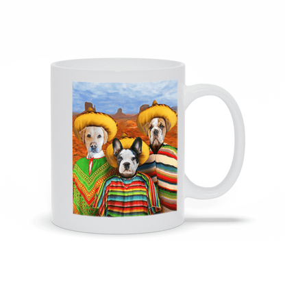 '3 Amigos' Personalized 3 Pet Mug