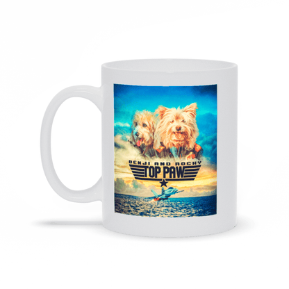 'Top Paw' Personalized 2 Pet Mug