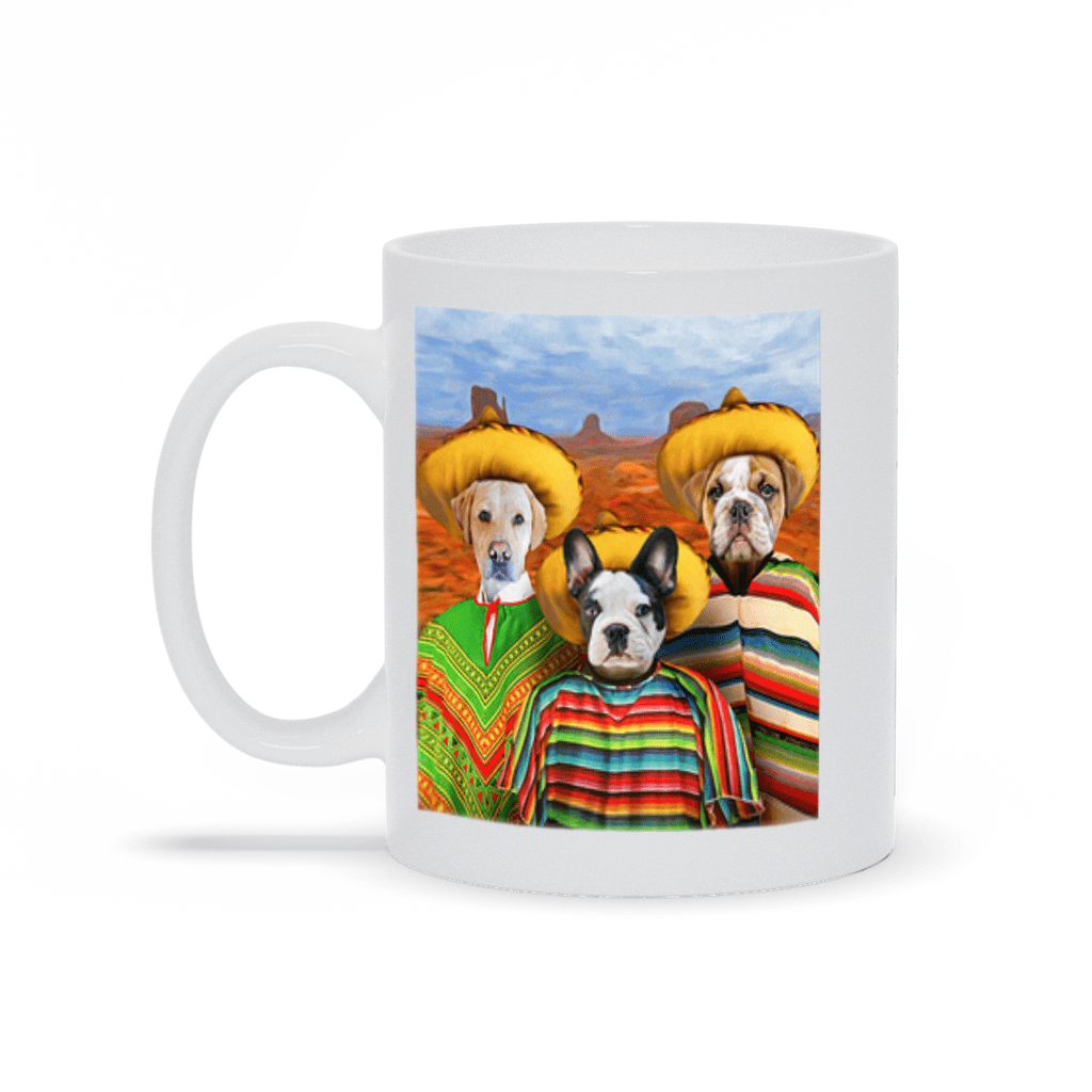 '3 Amigos' Personalized 3 Pet Mug