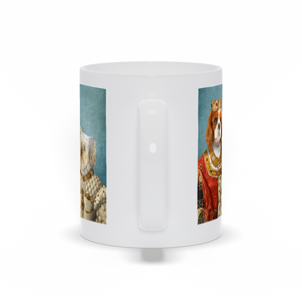 'Queen and Princess' Personalized 2 Pets Mug