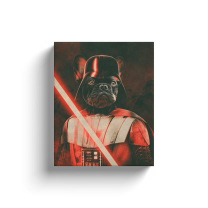 'Darth Woofer' Personalized Pet Canvas
