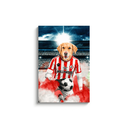 'Brentford Doggos Football' Personalized Pet Portrait