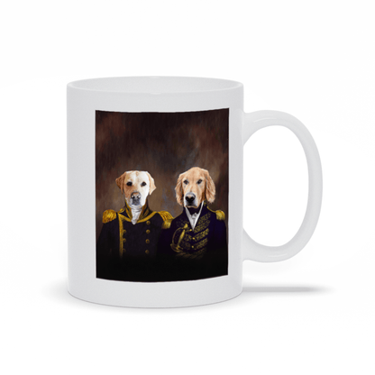 'The Admiral and the Captain' Custom 2 Pet Mug