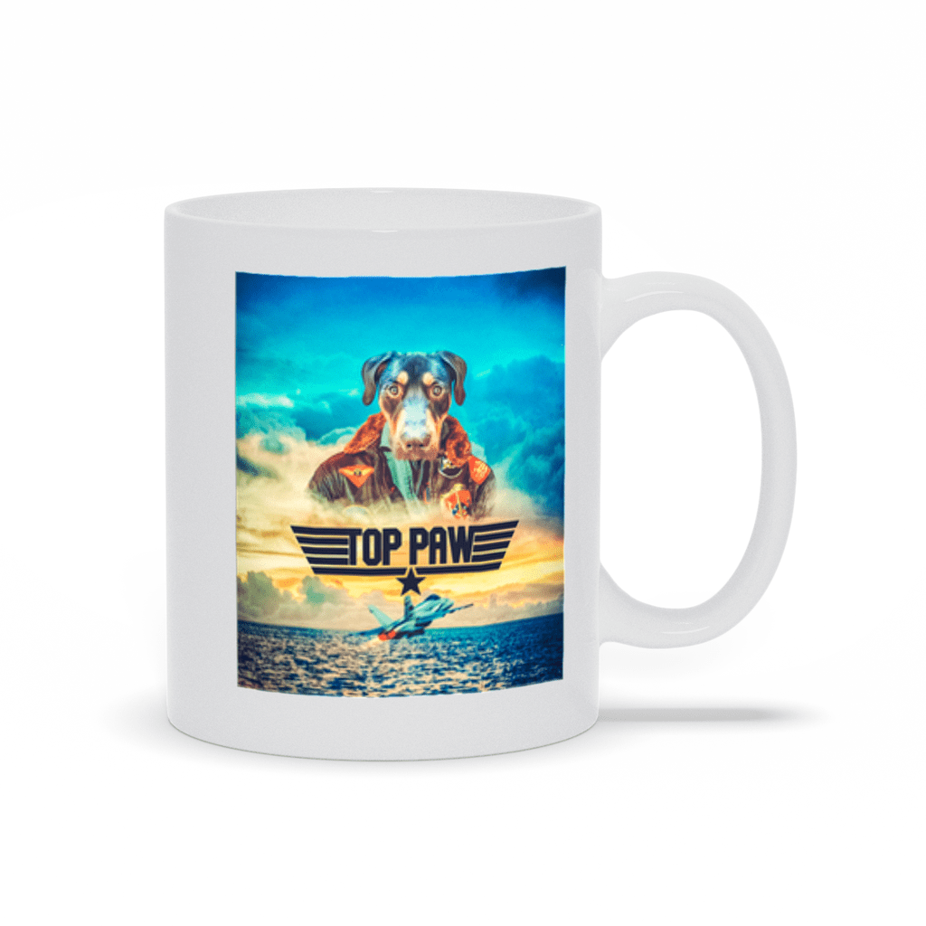 'Top Paw' Personalized Mug