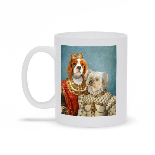 'Queen and Princess' Personalized 2 Pets Mug