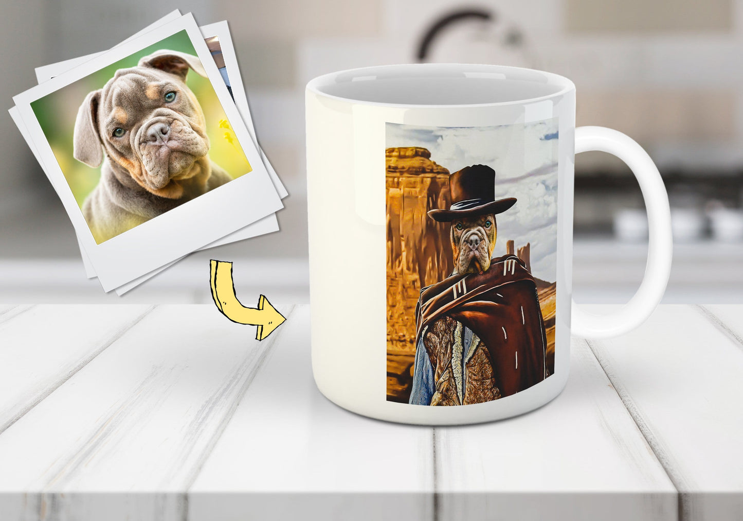 'The Good the Bad and the Furry' Custom Pet Mug